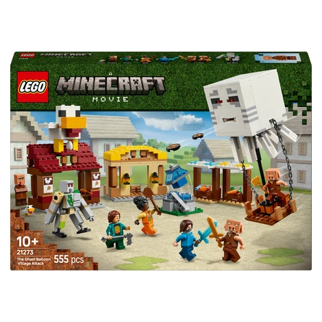 LEGO LEGO® Minecraft® Balón v podobě ďasa a útok na vesnici 21273
