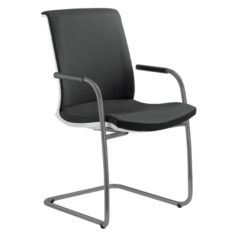 LD SEATING Konferenčná stolička LYRA NET 214-Z-N2, kostra šedá