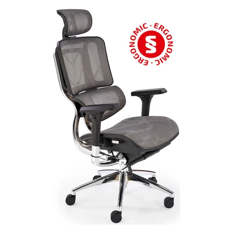 HALMAR Kancelárska stolička ETHAN šedá