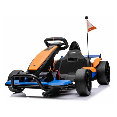 mamido Detská elektrická motokára McLaren Drift oranžová
