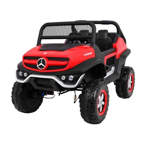 mamido Detské elektrické auto Buggy 4x4 Mercedes-Benz Unimog červené