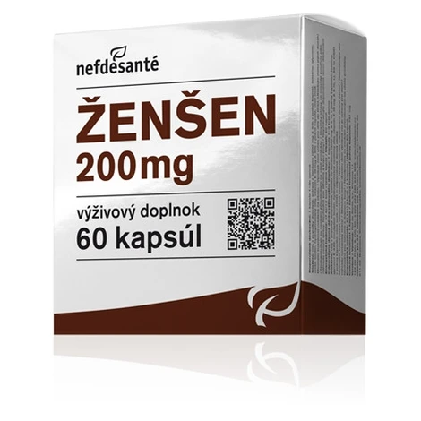 nefdesanté Ženšeň 200 mg 60 cps