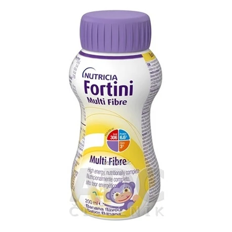 Fortini Multi Fibre pre deti banan 200 ml