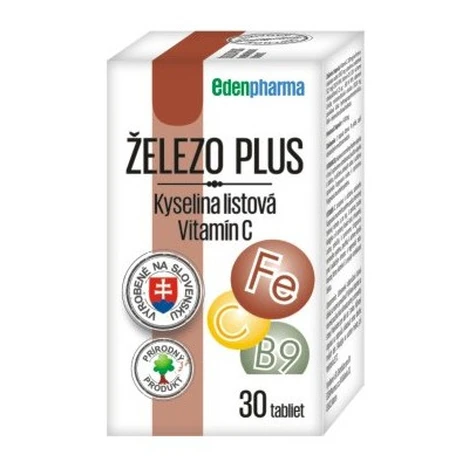 Edenpharma Kyselina Listová forte plus 30 tbl