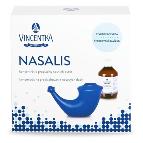 Vincentka Nasalis štartovací balíček koncnetrát 300 ml + preplachovacia kanvička 1 ks