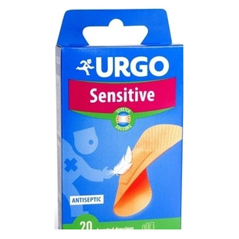 Urgo Sensitive Stretch náplasť na citlivú pokožku 3 veľkosti 20 ks