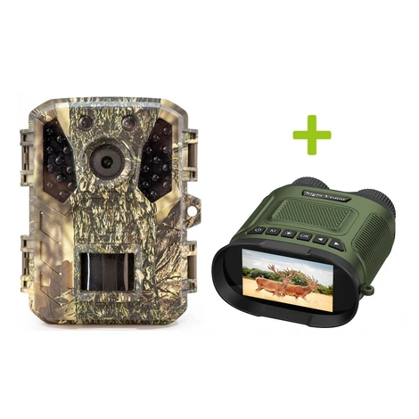 Fotopasca OXE Gepard II a binokulárne nočné videnie OXE DV29 + 32GB SD karta, 4ks batérií a dopr