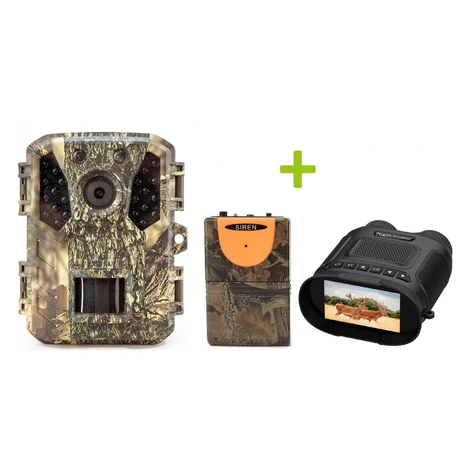 Fotopasca OXE Gepard II, lovecký detektor a binokulárne nočné videnie OXE DV29 + 32GB SD karta, 