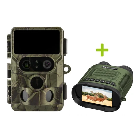 Fotopasca OXE Tarantula WiFi 4K a binokulárne nočné videnie OXE DV29 + 32GB SD karta, 8ks batéri