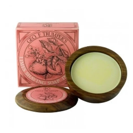 Geo F. Trumper Limes, mydlo na holenie  80g a miska