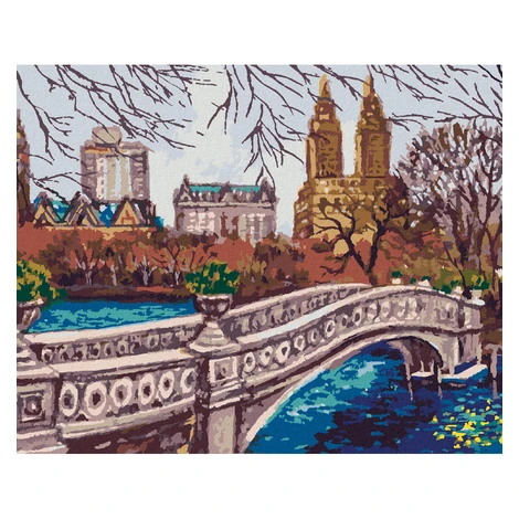 Diamantové maľovanie - NEW YORK CENTRAL PARK_I Rámovanie: bez rámu a bez vypnutia plátna, Rozmer
