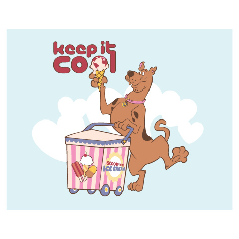 Maľovanie podľa čísel - SCOOBY SO ZMRZLINOU (SCOOBY DOO) Rámovanie: vypnuté plátno na rám, Rozme