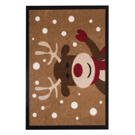 Bytová rohož Hanse Home Printy 103047 Brown 40x60 cm