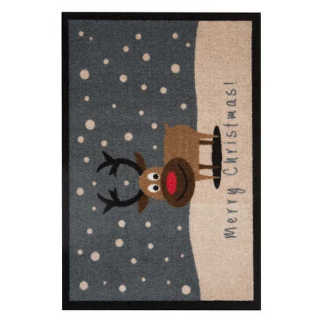 Bytová rohož Hanse Home Printy 103045 Grey Brown 40x60 cm