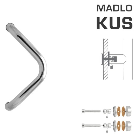WA - MADLO M6 WA/C-S-SKLO ks Ø 30 mm, 300 mm