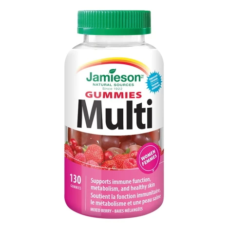 JAMIESON Multi Gummies pre ženy 130 želatínových pastiliek