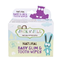 JACK N'JILL Vlhčené obrúsky na ďasná & zuby 25 kusov
