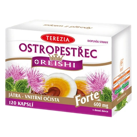TEREZIA Pestrec + reishi forte 120 kapsúl