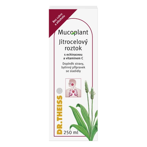 MUCOPLANT Skorocelový sirup s echinaceou a vitamínom C 250 ml
