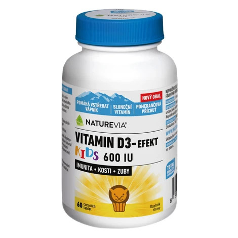 NATUREVIA Vitamín D3-Efekt Kids 60 tabliet