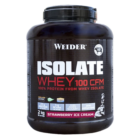 WEIDER Isolate whey 100CFM srvátkový izolát jahodová zmrzlina 2000 g