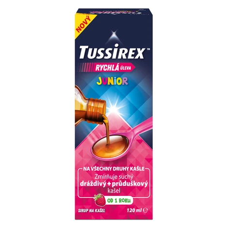 TUSSIREX Junior sirup na kašeľ pre deti 120 ml