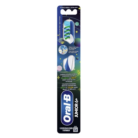 ORAL-B Junior Zubná kefka pre deti 6 - 12 rokov Extra Soft 1 kus