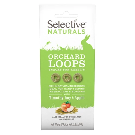 SUPREME Selective naturals snack orchard loops s bojínkom a jablkom 80 g