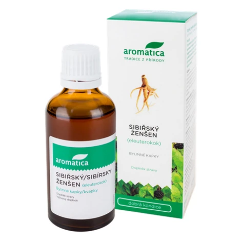 AROMATICA Sibírsky ženšen Eleuterokok bylinné kvapky 50 ml