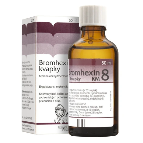 BROMHEXIN 8-Kvapky KM 8 mg/ml 50 ml