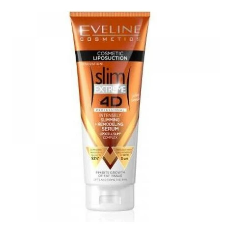 EVELINE Slim EXTREME 4D Liposuction intenzívne zoštíhľujúce sérum s chladivým efektom 250 ml