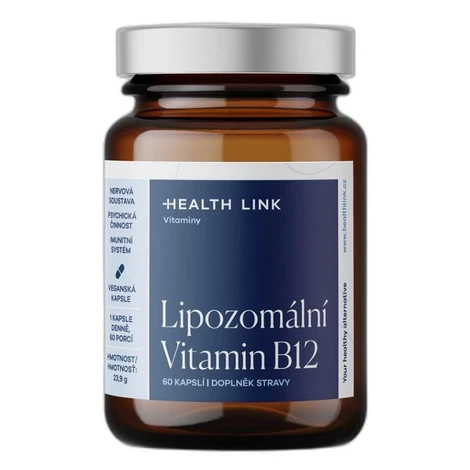 HEALTH LINK Lipozomálny vitamín B12 60 kapsúl