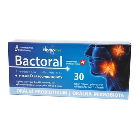 FAVEA Bactoral + Vitamín D 30 tabliet