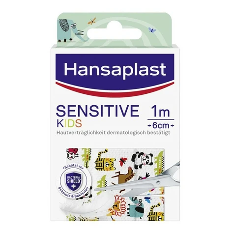 HANSAPLAST Sensitive kids zvieratká náplasť 1 m x 6 cm