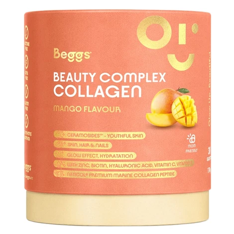 BEGGS Beauty and Glow Collagen Mango 30x5,7 gramov