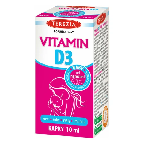 TEREZIA Vitamín D3 BABY kvapky 10 ml