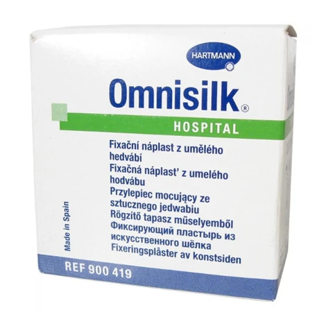 Náplasť Omnisilk biele hodváb 2.5cmx9.2m / 1ks Hartmann