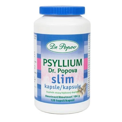 DR.POPOV Psyllium Slim 120 kapsúl