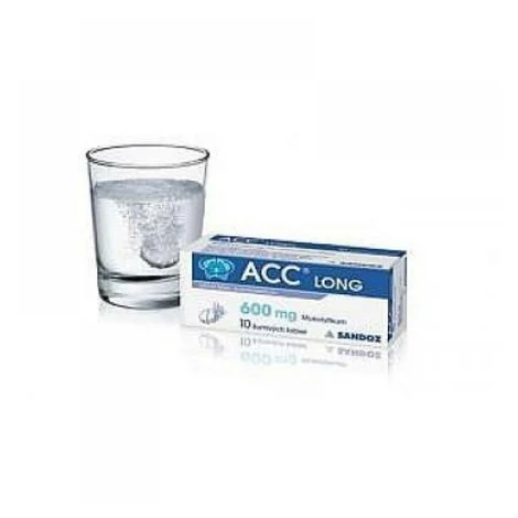 ACC LONG 10 x 600 mg šumivých tabliet