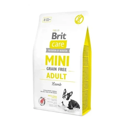 BRIT Care Mini Grain Free Adult Lamb granuly pre mini psov 1 ks, Hmotnosť balenia (g): 2 kg