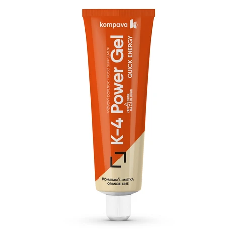 KOMPAVA K4 power gel pomaranč-limetka 70 g