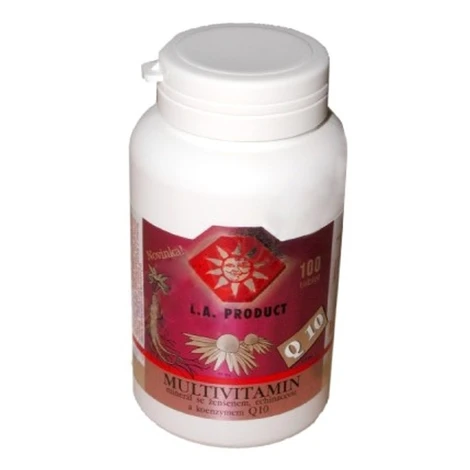 BEVERLY SUN Multivitamín minerály + ženšen + echinacea + koenzým Q10 100 tabliet