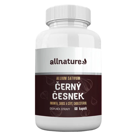 ALLNATURE Čierny cesnak 60 kapsúl