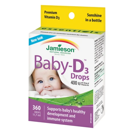 JAMIESON Baby-D vitamín D3 400 IU kvapky 11,7 ml
