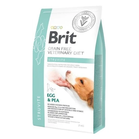 BRIT Veterinary diet grain free struvite granuly pre psov, Hmotnosť balenia: 2 kg