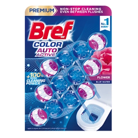 BREF Power Aktív gél WC čistič Floral 700 ml