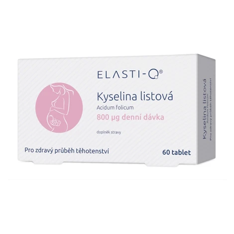Elasti-Q Kyselina listová 800 μg 60 tabliet