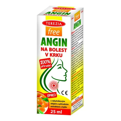 TEREZIA FreeAngin sprej na bolesť v krku 25 ml