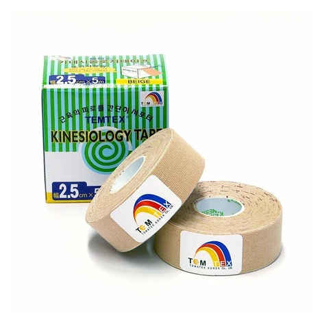 TEMTEX kinesio tape classic béžová tejpovacia páska 2 x 2,5 cm x 5m