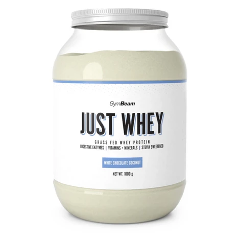GYMBEAM Just Whey Proteín príchuť biela čokoláda kokos 1000 g